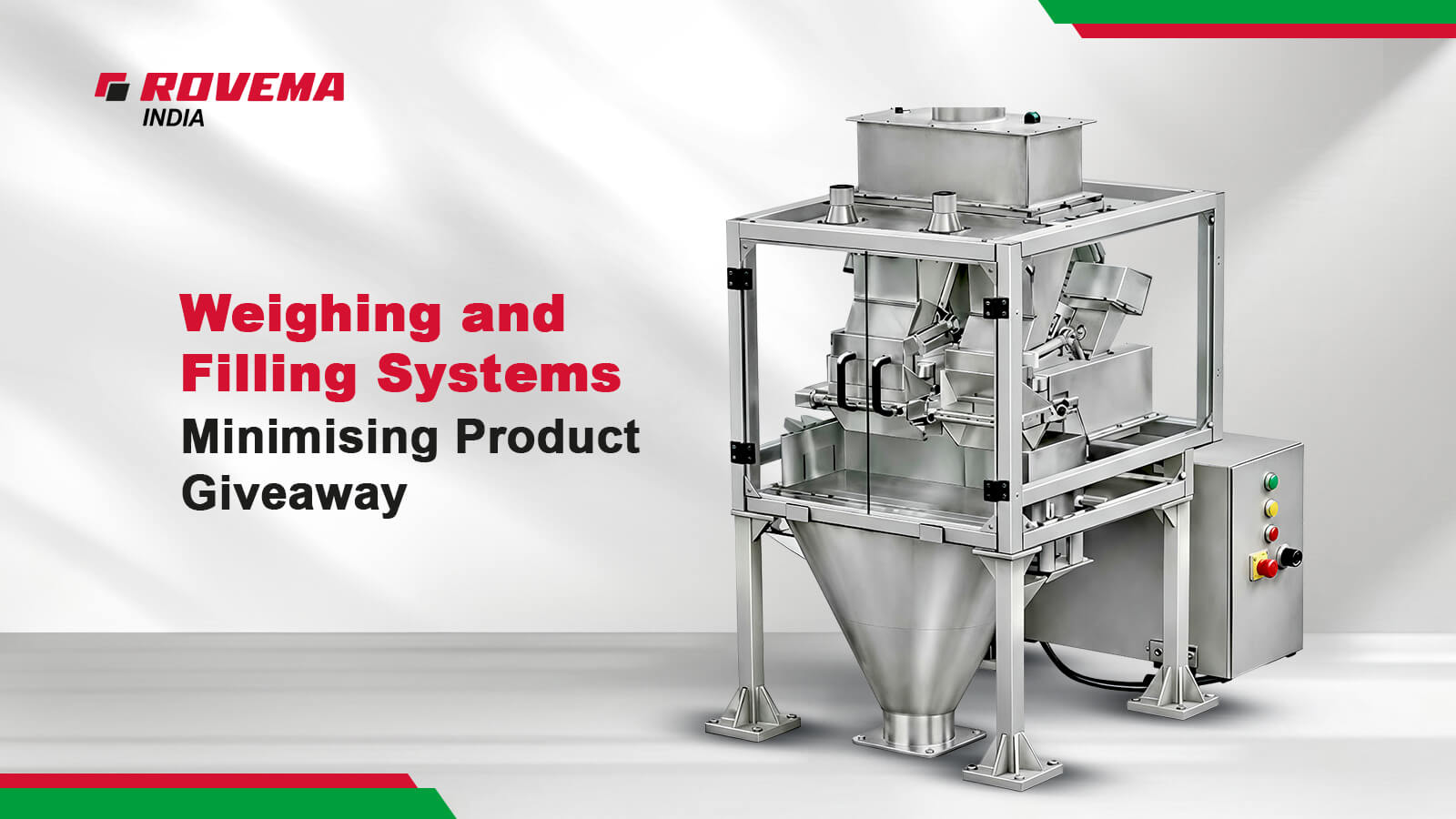 Precision Weighing and Filling Machine - Minimize Product Giveaway